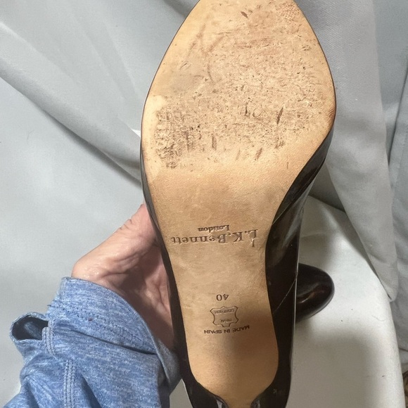 LK Bennett Sledge Tortoiseshell Heels size 40 - Picture 8 of 8